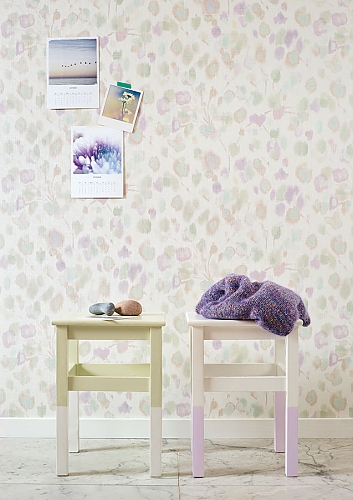 Обои Pastel Florals Grandeco – фото в интерьере кухни Обои Pastel Florals Grandeco – фото в интерьере кухни