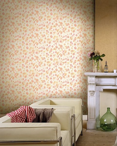 Обои Pastel Florals Grandeco – фото в интерьере гостиной Обои Pastel Florals Grandeco – фото в интерьере гостиной