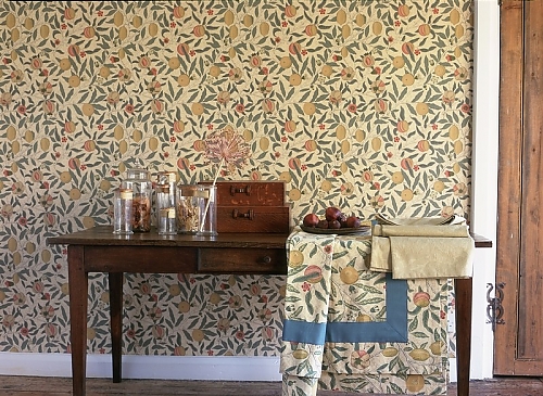 Обои Wallpaper Compendium 2 Morris&Co – фото в интерьере кабинета
