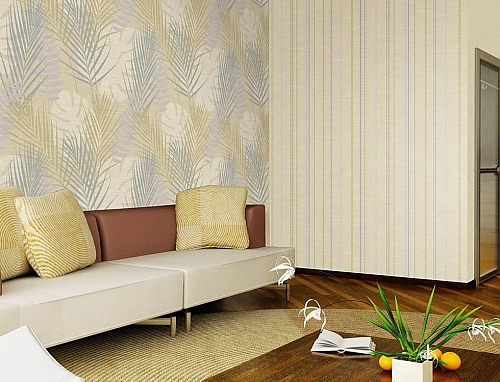 Обои Batik Portofino - фото в интерьере гостиной