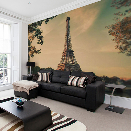 Стильная гостиная с парижским настроением
